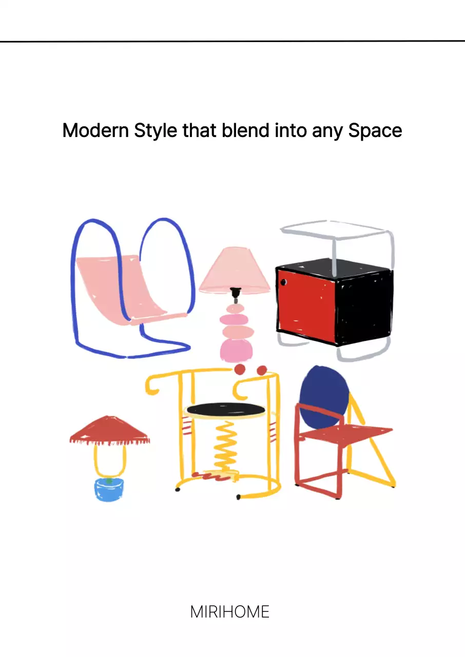 다채로운 모던 인테리어 제품 소개