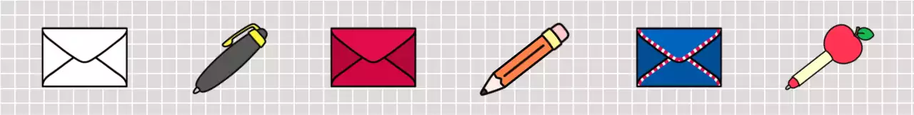 알록달록 심플한 필기구 포장용