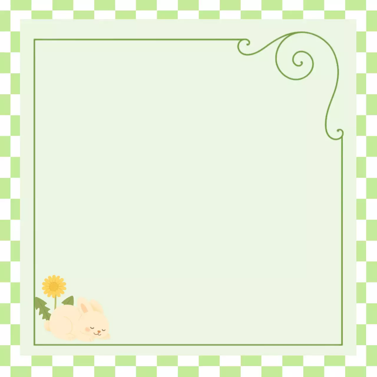 연두 심플 자연 노트