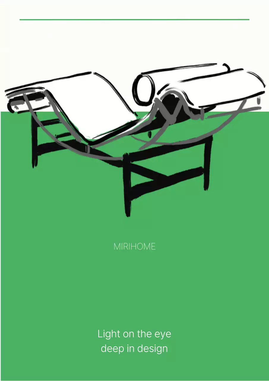 초록 모던 가구 광고