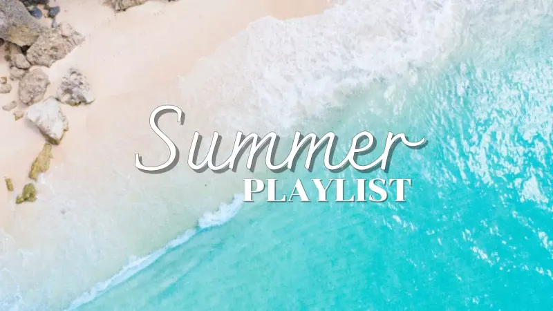 playlist elegante de verão turquesa