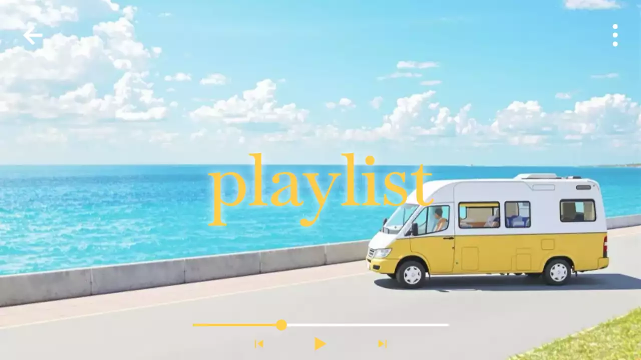 daftar putar perjalanan retro kuning