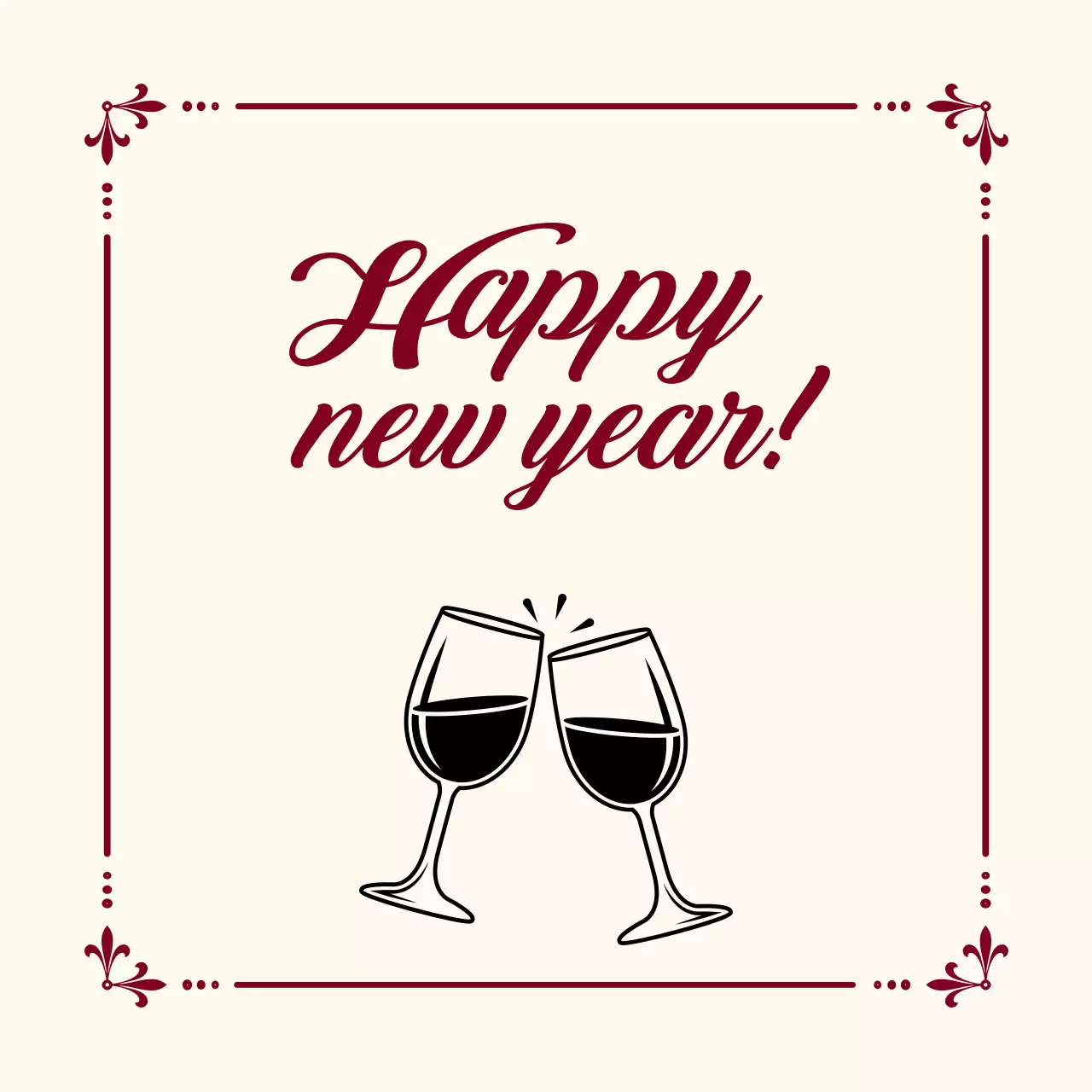 베이지 클래식 새해 기념