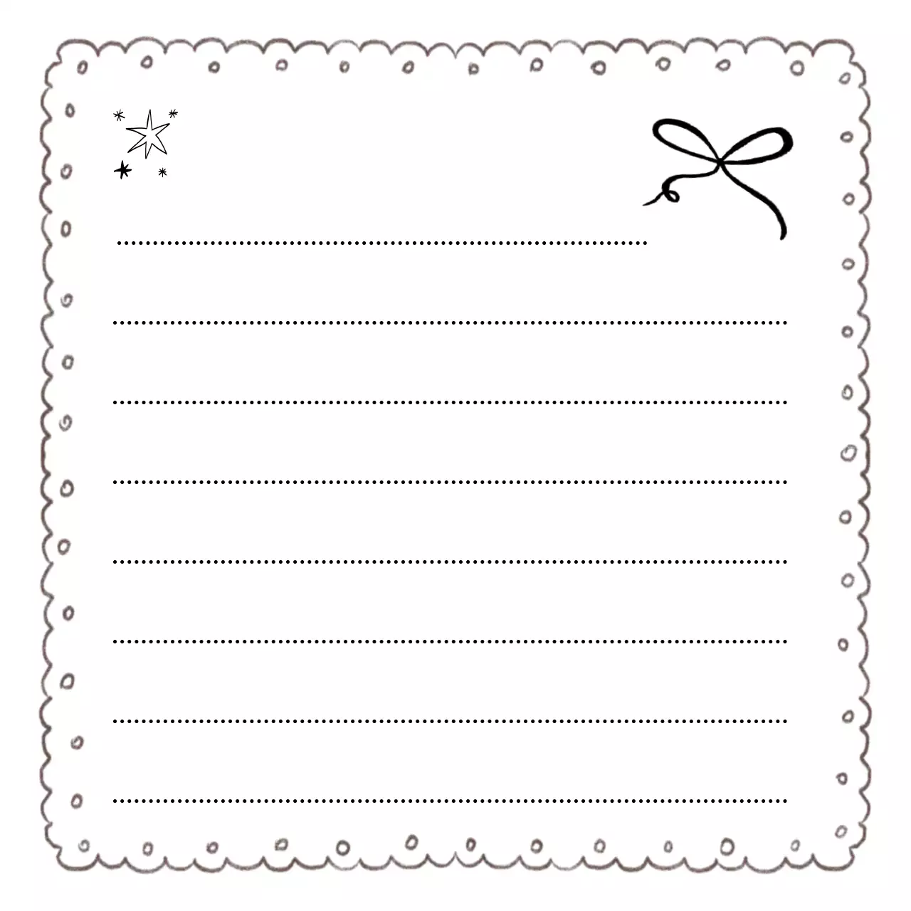 흰색 심플 공부 문구