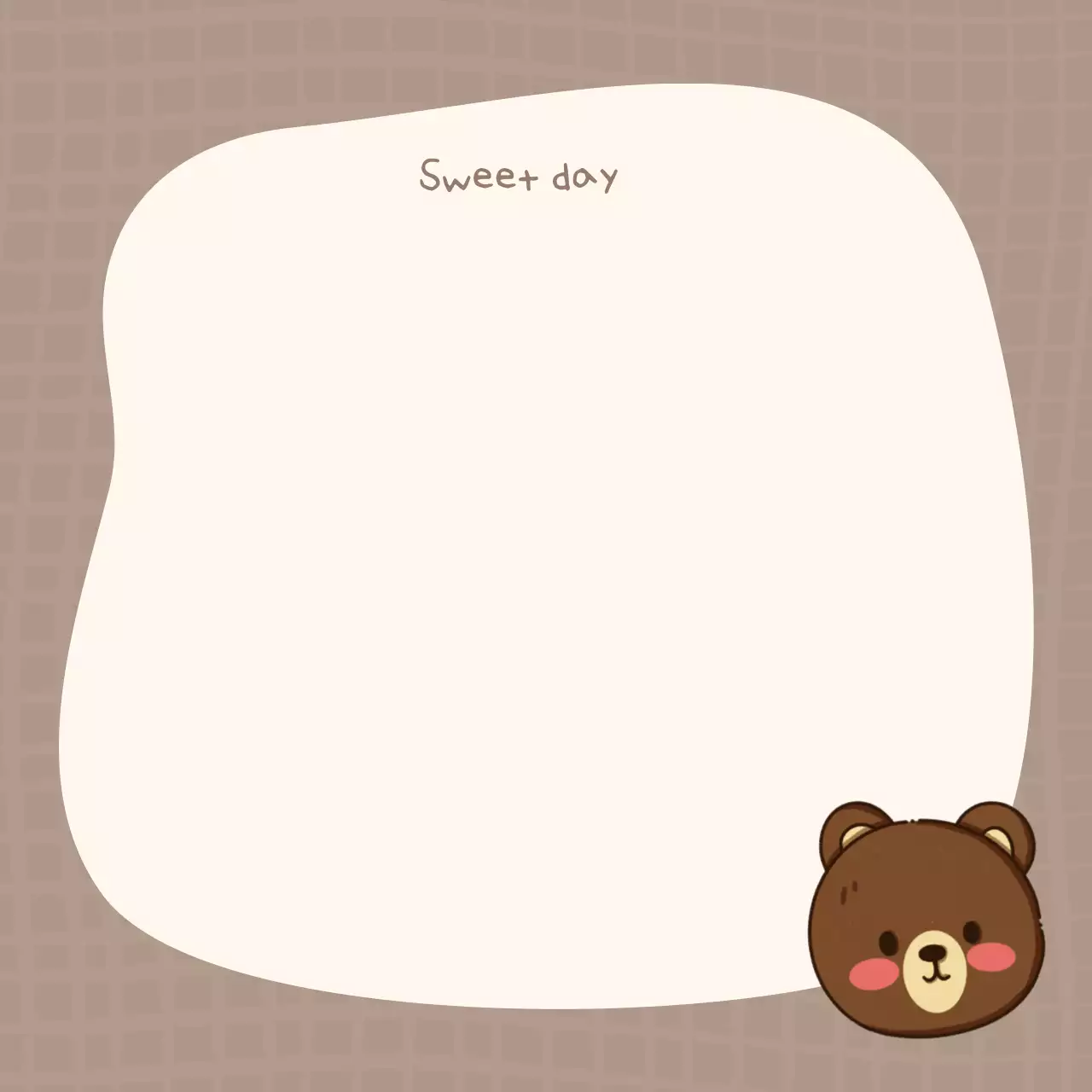 ghi chú chú gấu nâu dễ thương