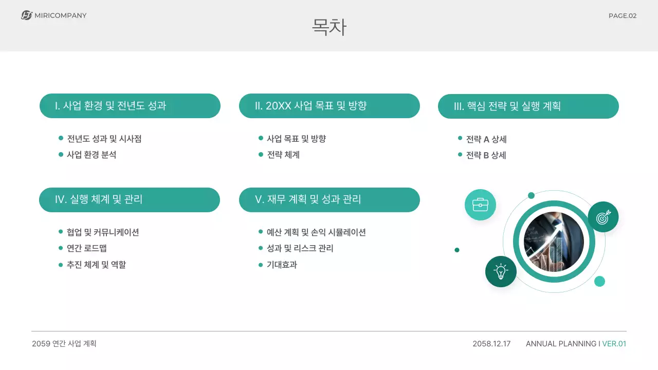 민트 모던 사업 계획서 기획서