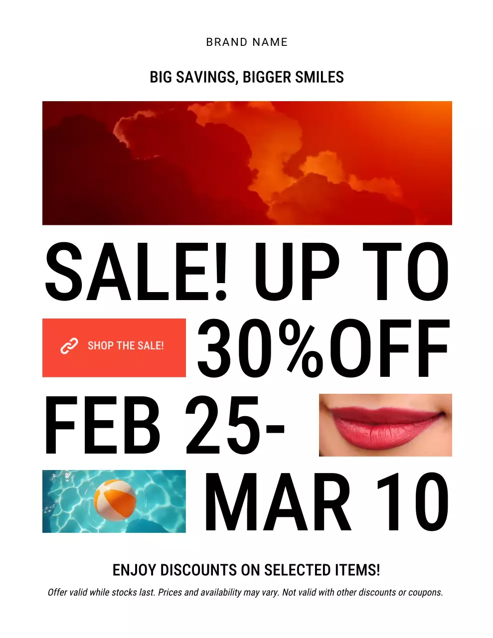 Orange Bold Sale Promotion