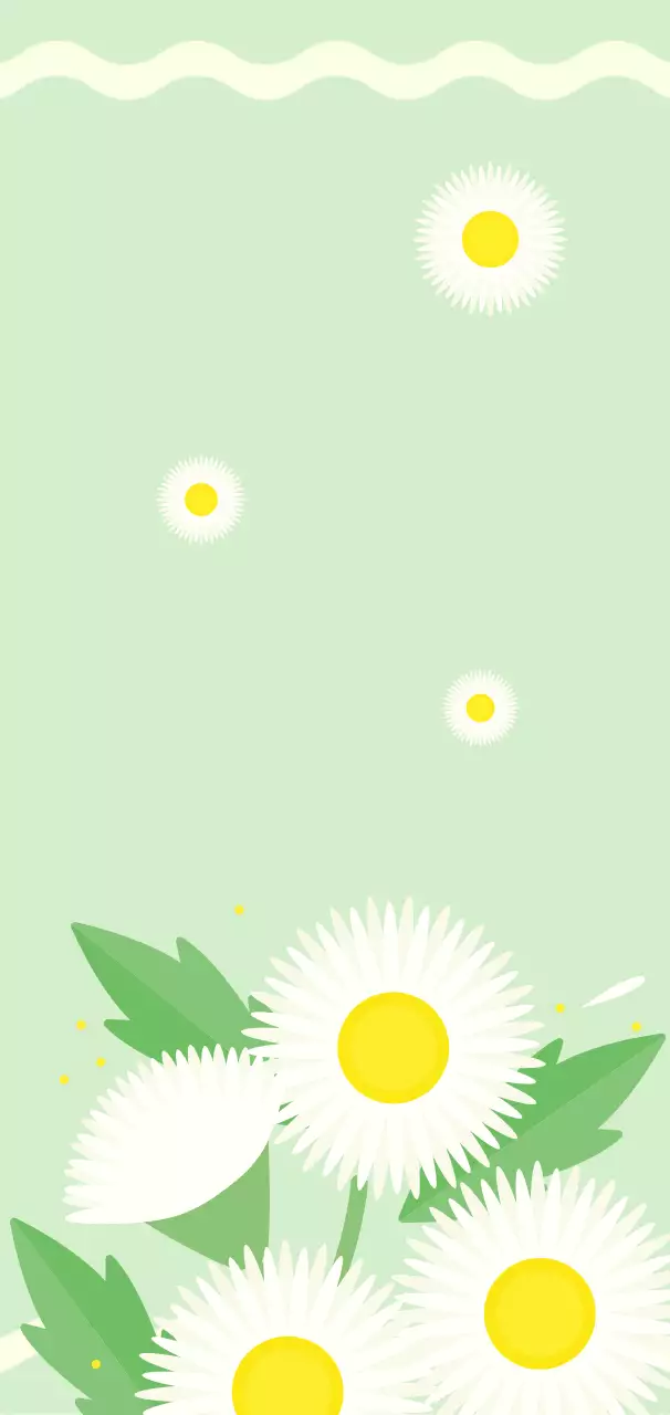 민트 심플 자연 엽서