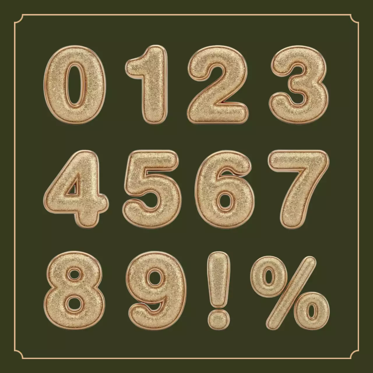 2026년 골드 엘레강트 새해 카드