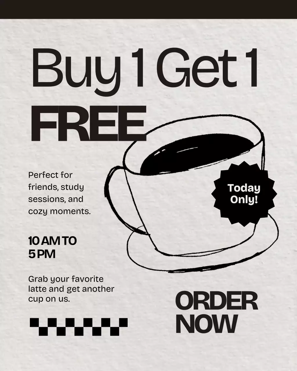 검정 모던 커피 할인