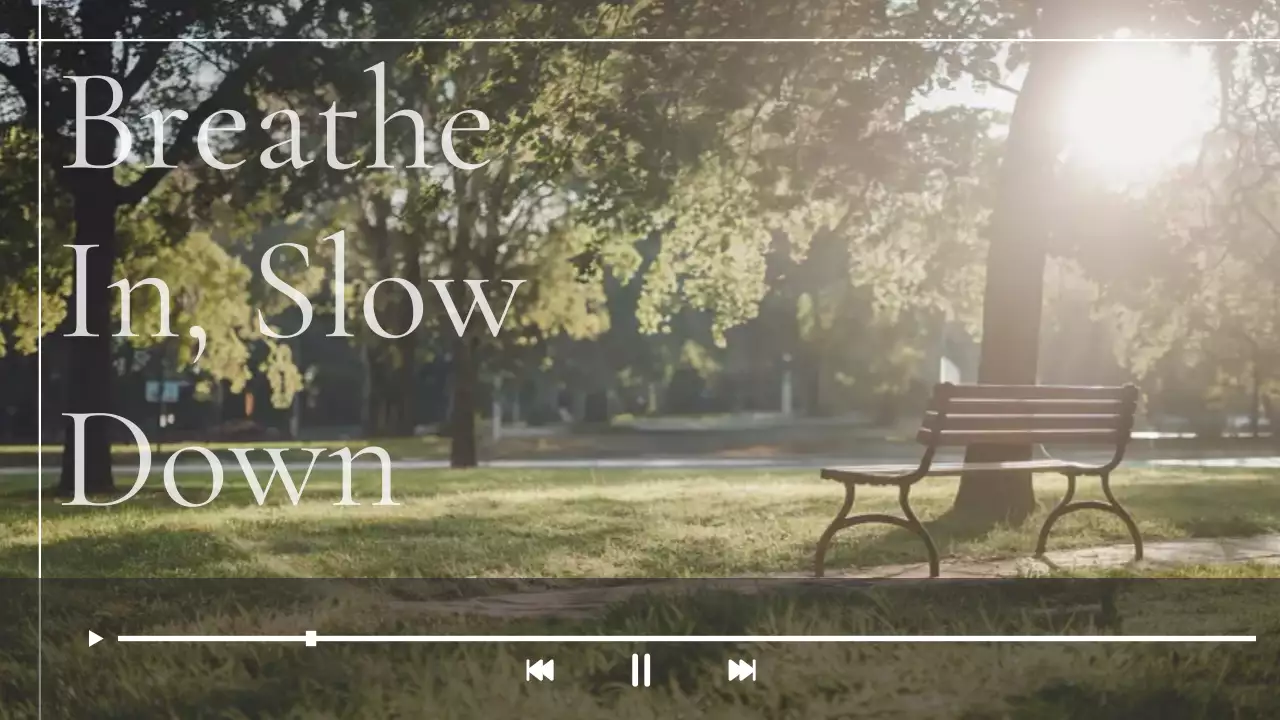 초록 자연 명상 안내