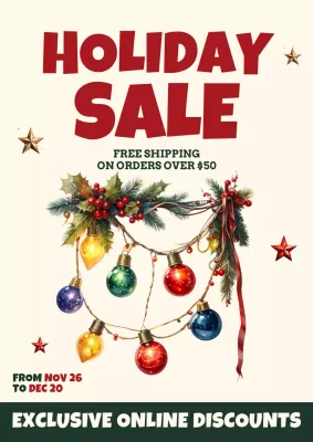 khuyến mãi ngày lễ cổ điển đỏ