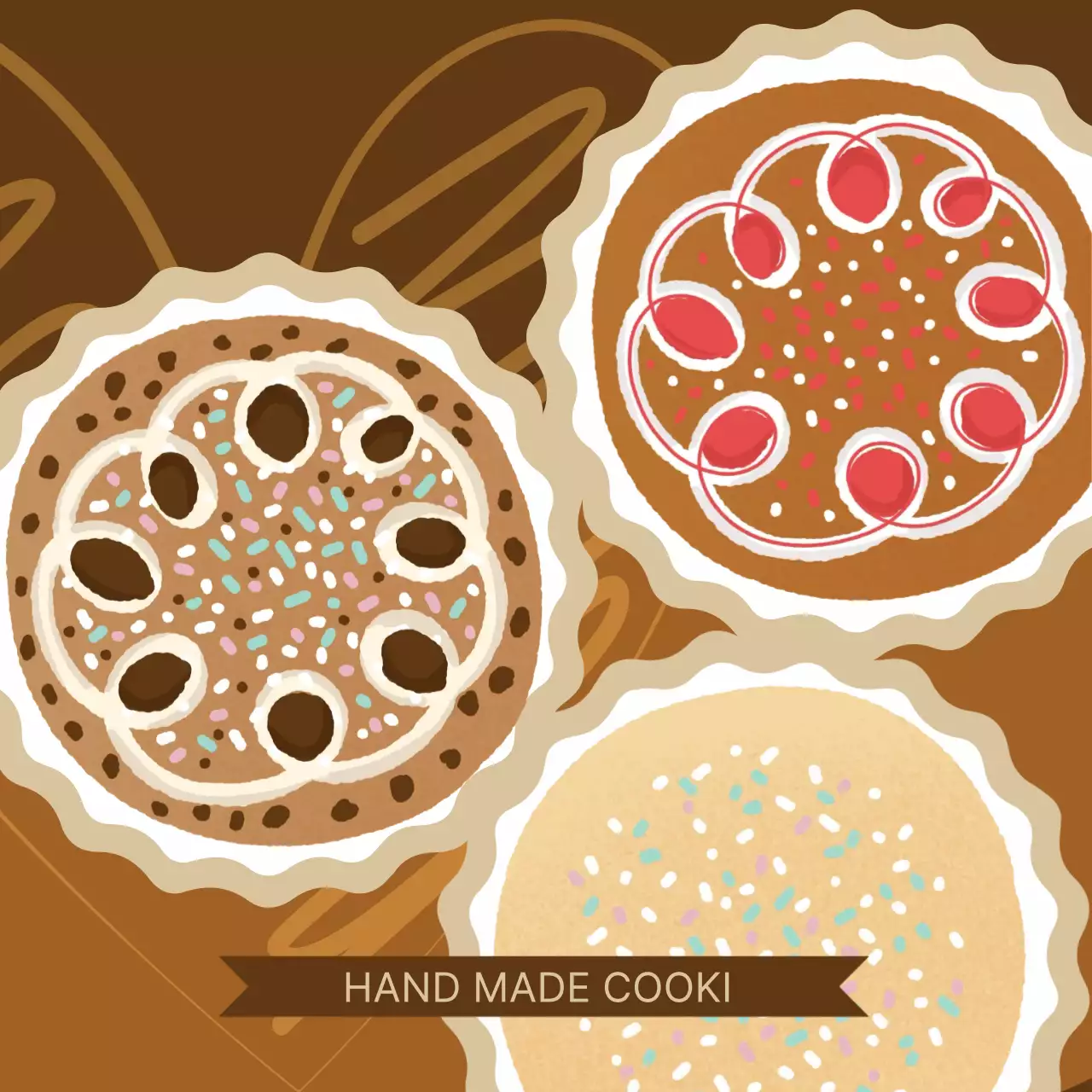 브라운 핸드메이드 쿠키 안내