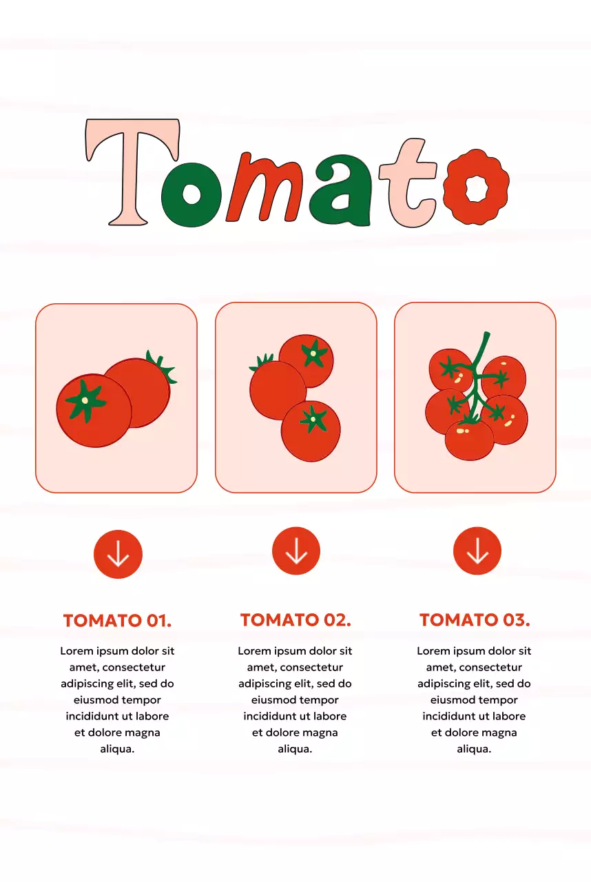 빨강 팝아트 토마토 광고