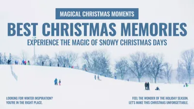 Promosi Natal Klasik Biru