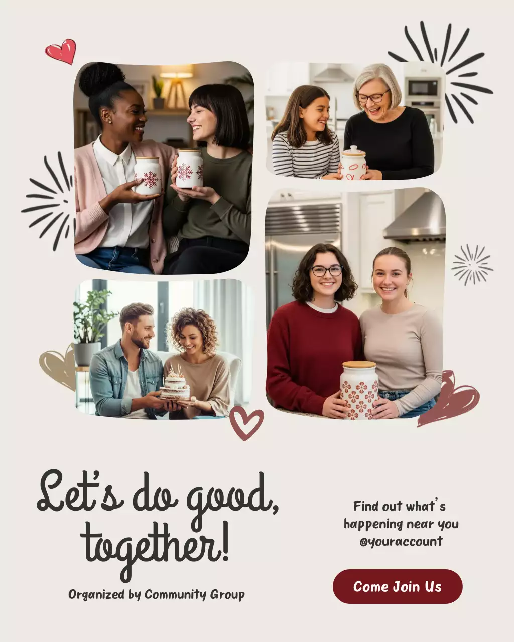 Postingan Instagram Undangan Komunitas Beige