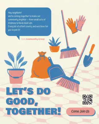 Postingan Instagram Undangan Komunitas Retro