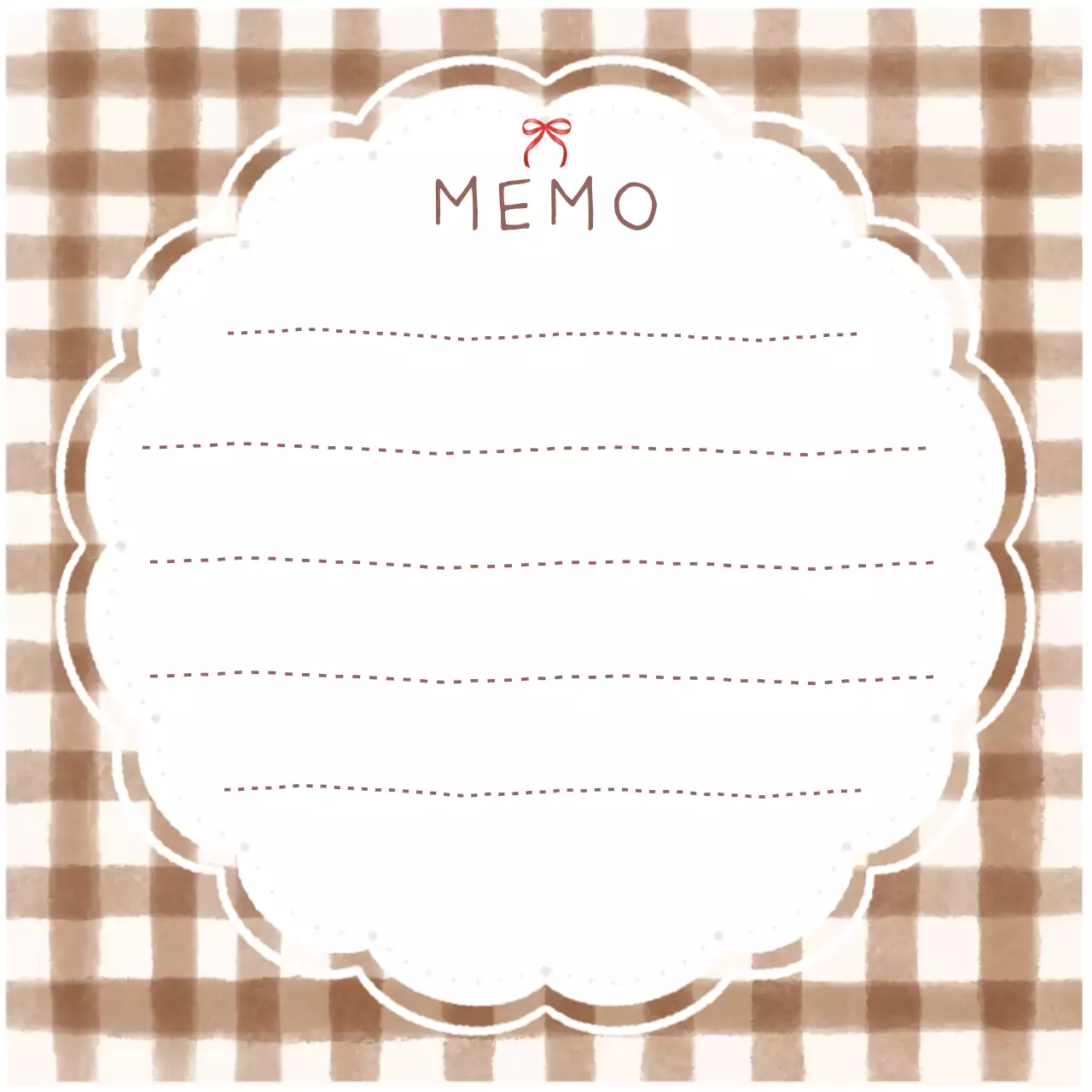 kartu surat vintage cokelat