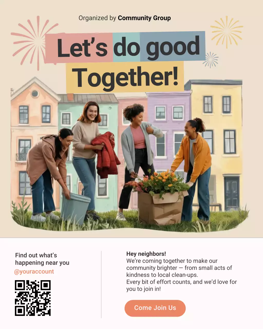 Undangan Komunitas Modern Melalui Unggahan Instagram