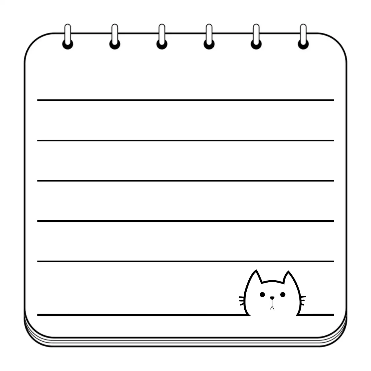 회색의 깔끔한 라인 체크리스트