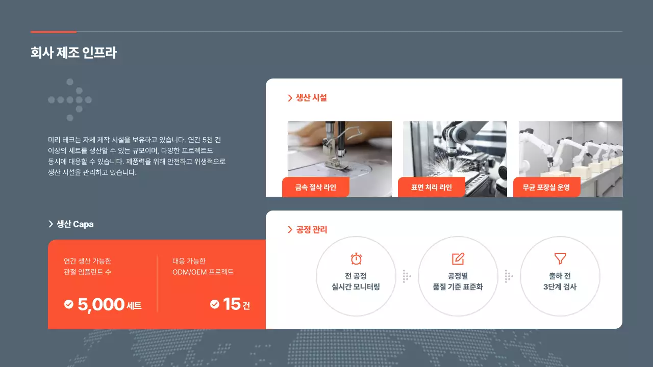 회색 모던 의료기기 광고