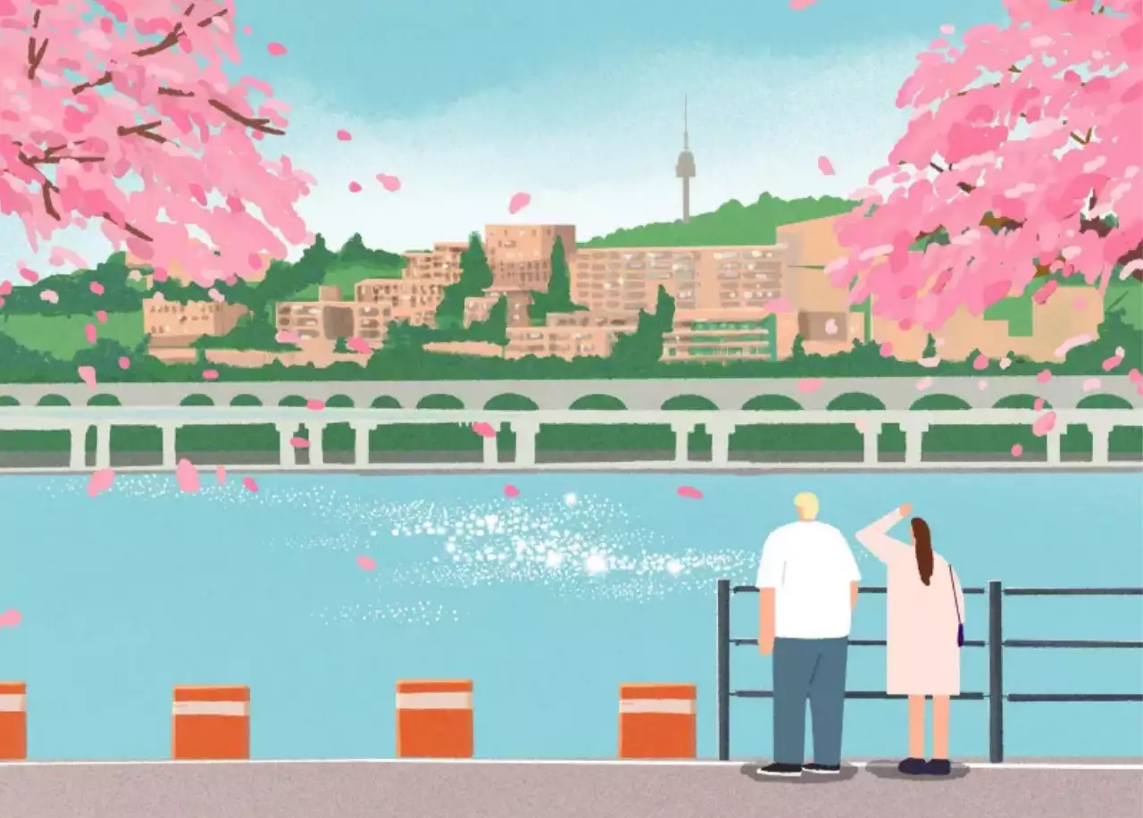 흰색 미니멀 달력 캘린더