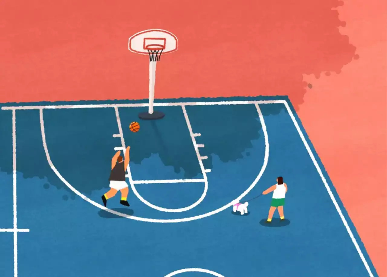 흰색 미니멀 달력 캘린더