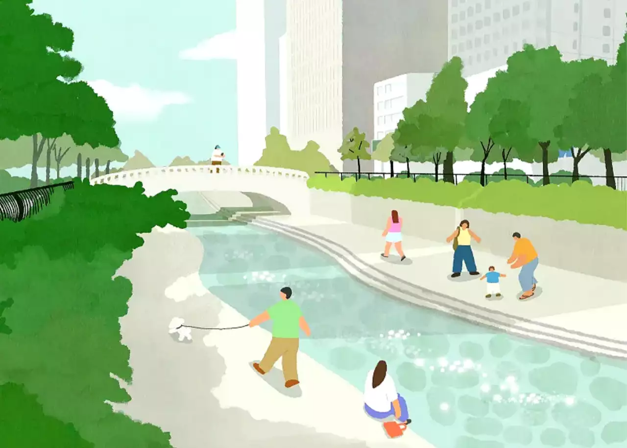 흰색 미니멀 달력 캘린더