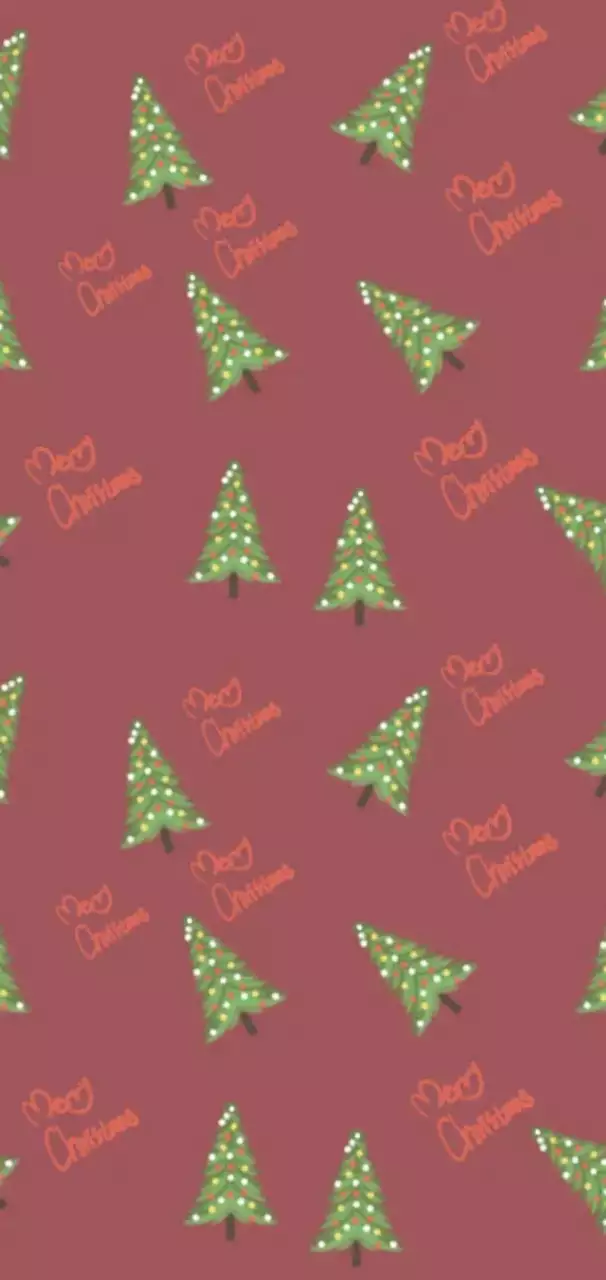 빨강 팝 크리스마스 패턴