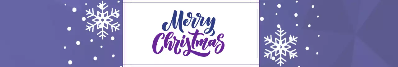 보라색의 크리스마스 선물용