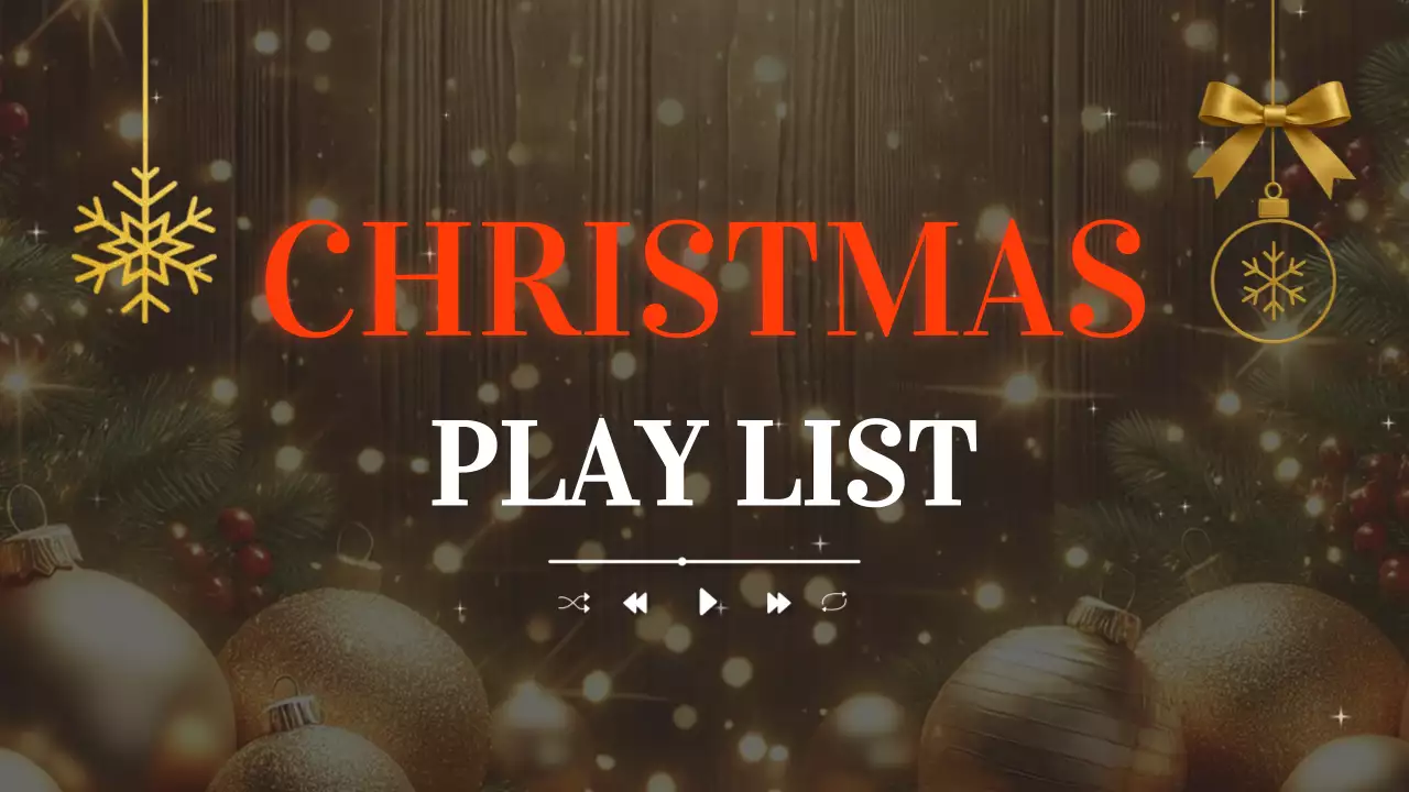 갈색 크리스마스 음악 홍보