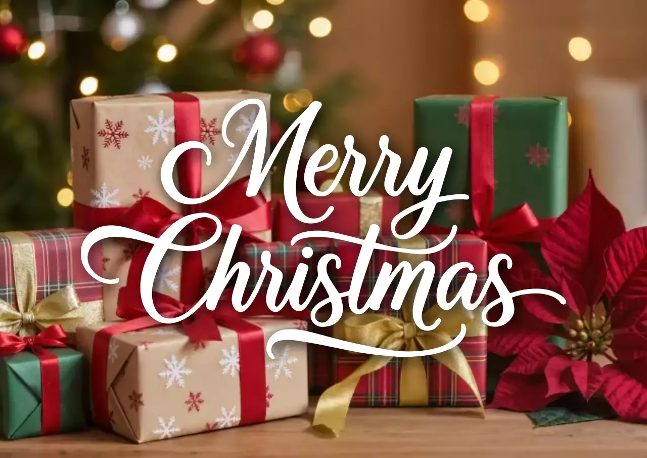 빨강 빈티지 크리스마스 기념