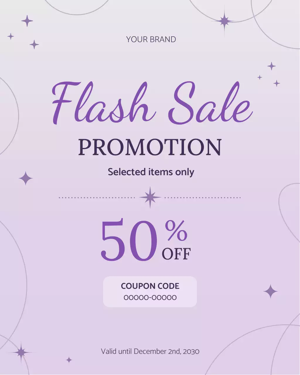 Purple Elegant Sale Advertisement Instagram Post