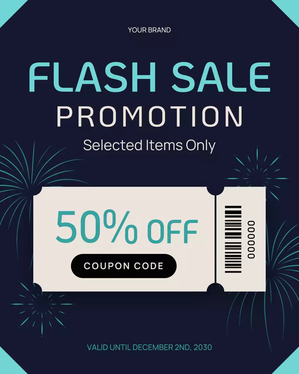 Black Modern Sale Promotion Instagram Post