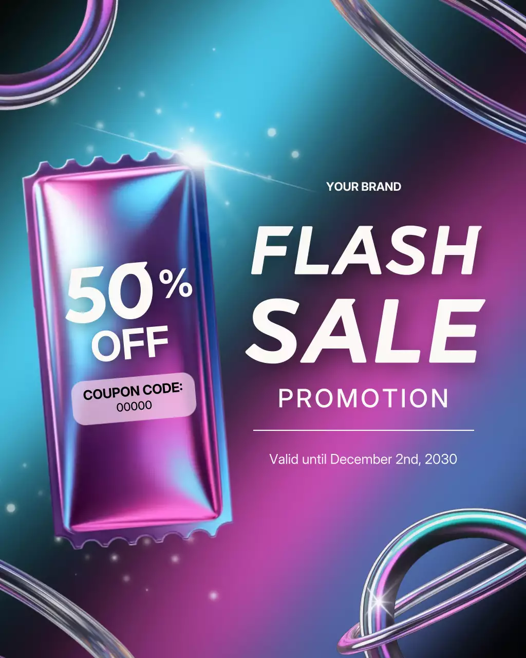 Colourful Modern Sale Promotion Instagram Post