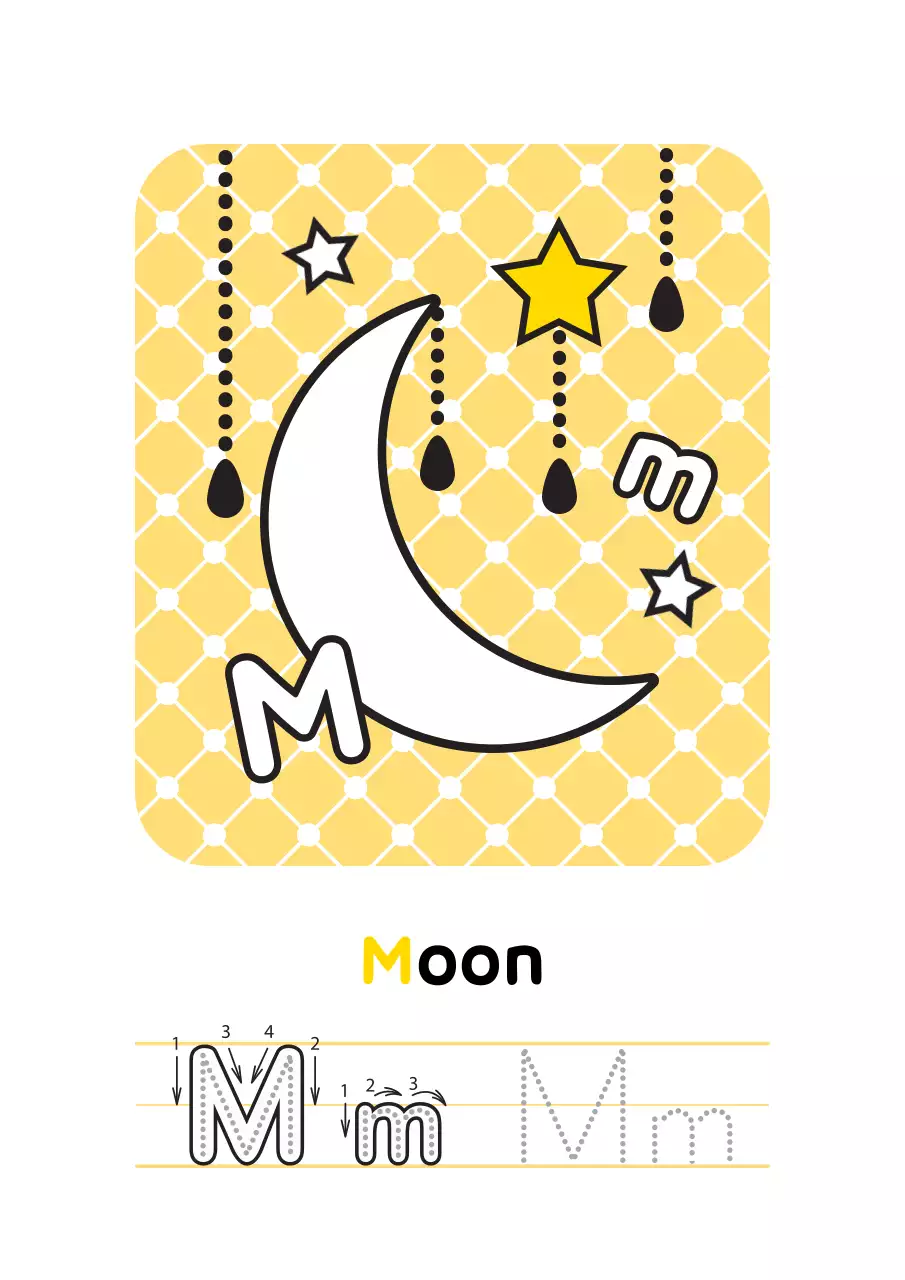 분홍 아기자기한 알파벳 교육 자료 I to Q