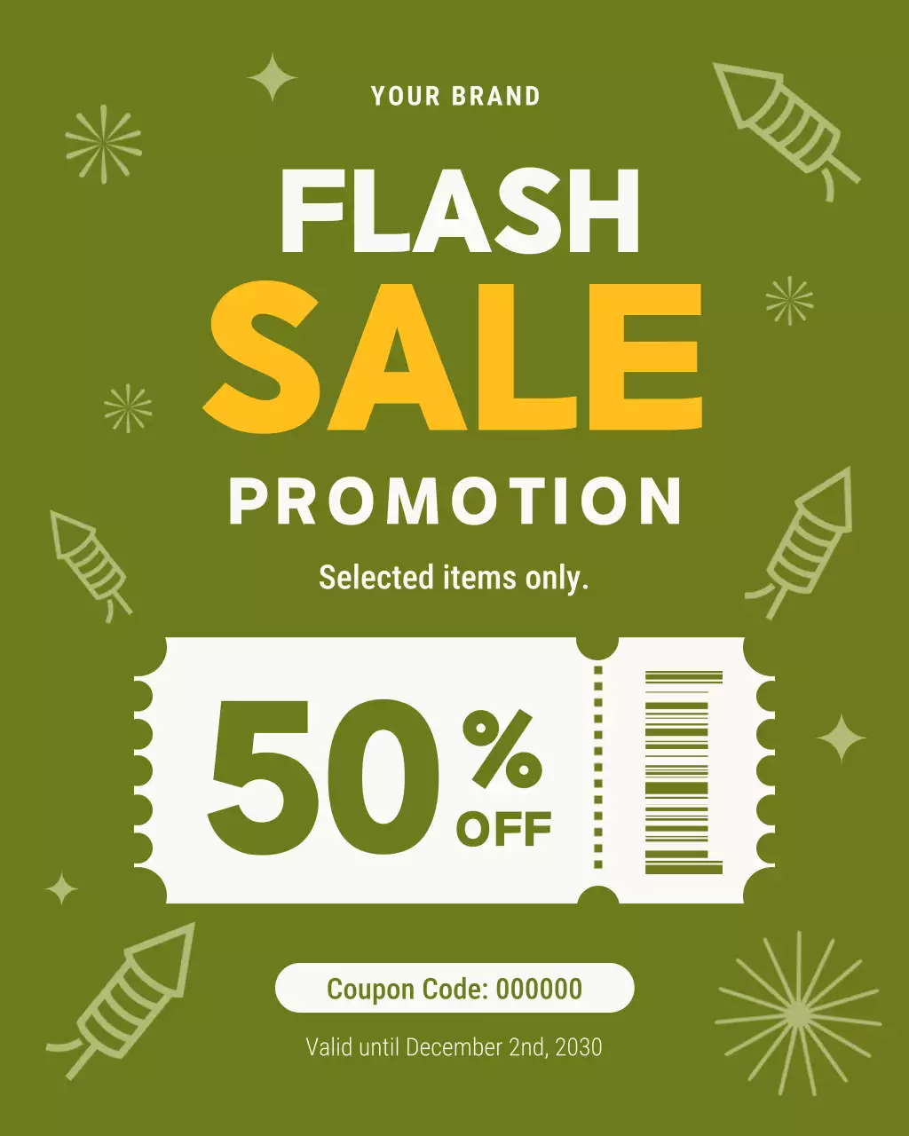 Green Modern Sale Promotion Instagram Post