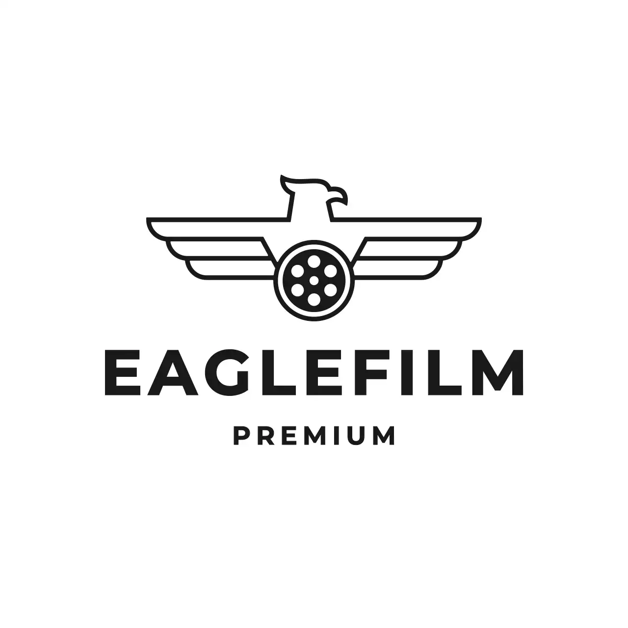 black modern film for brand identity