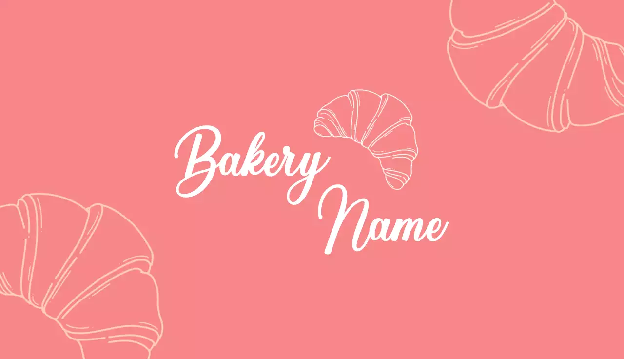 핑크 미니멀 베이커리 프로모션