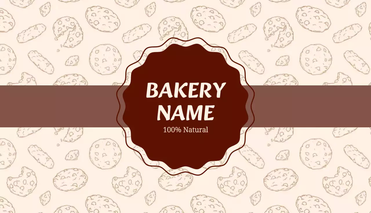 Promosi Toko Roti Minimalis Cream and Brown