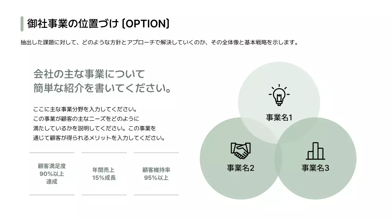 白 シンプル ビジネス プレゼンテーション
