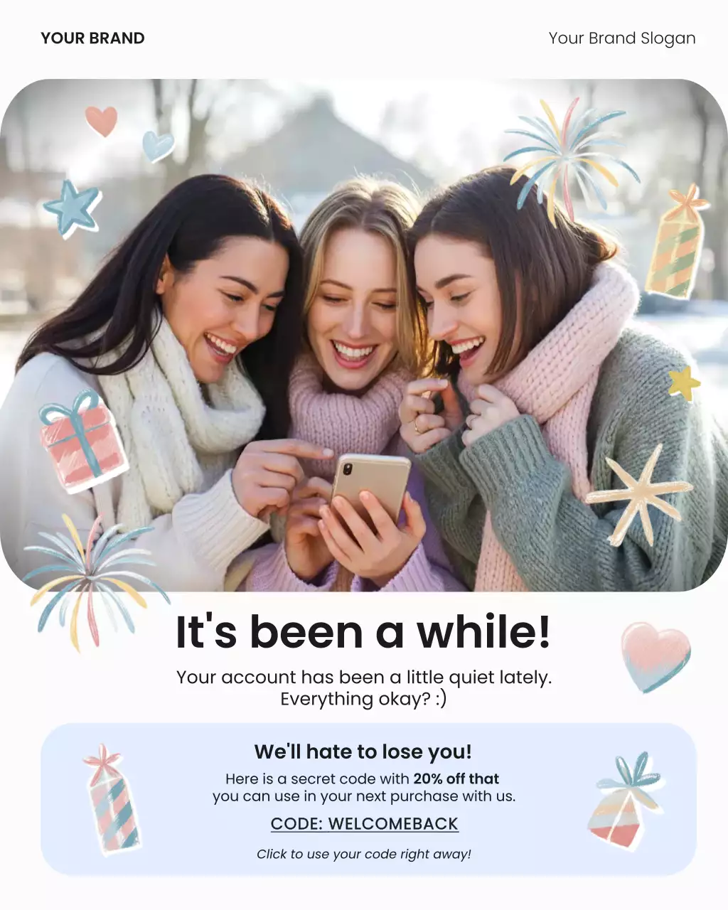 Pastel Modern Friendship Promotion