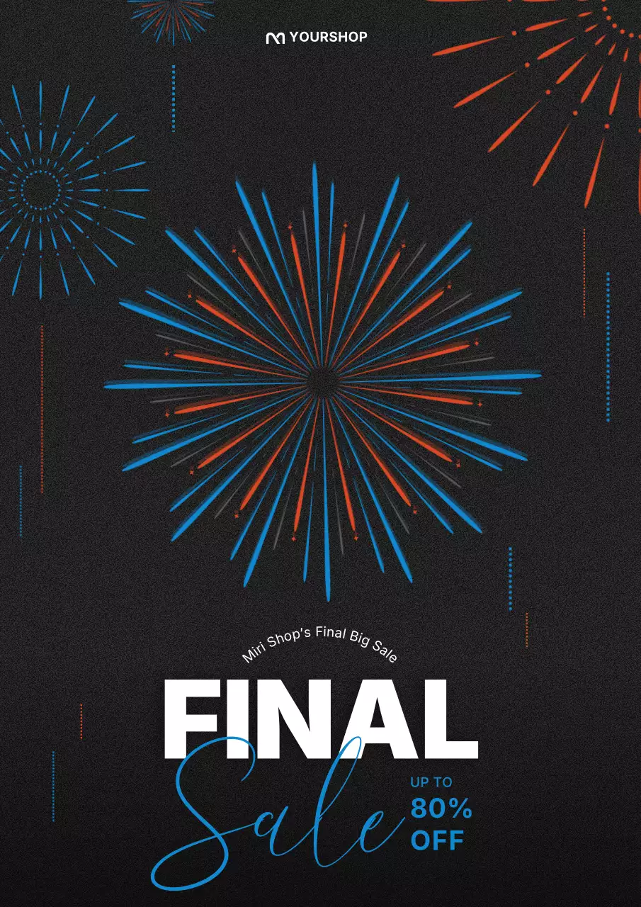 블랙 모던 세일 프로모션