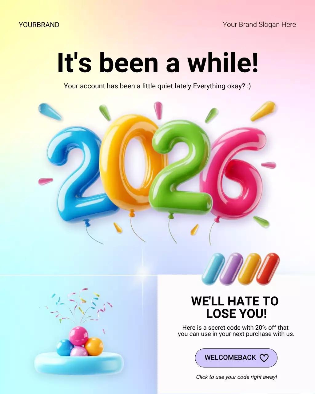 Rainbow Modern Discount Promotion