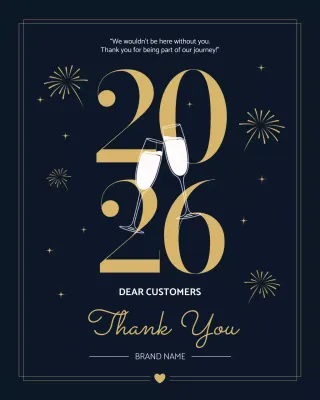 Grey Elegant Celebration Announcement Instagram Post