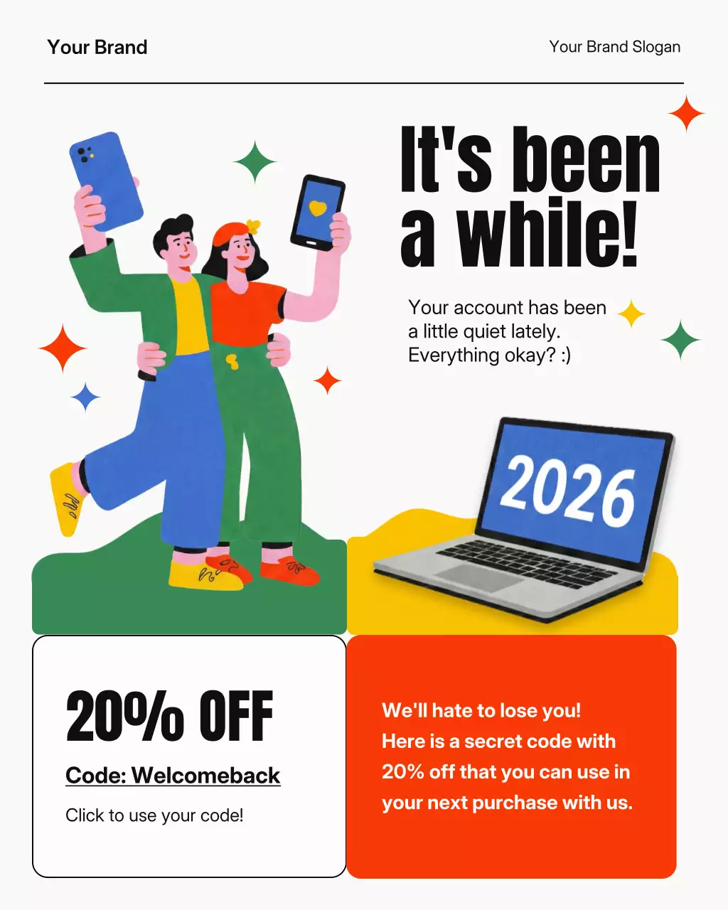 Colorful Modern Discount Promotion