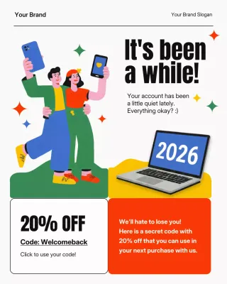 Colorful Modern Discount Promotion