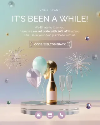 Pastel Elegant Celebration Promotion