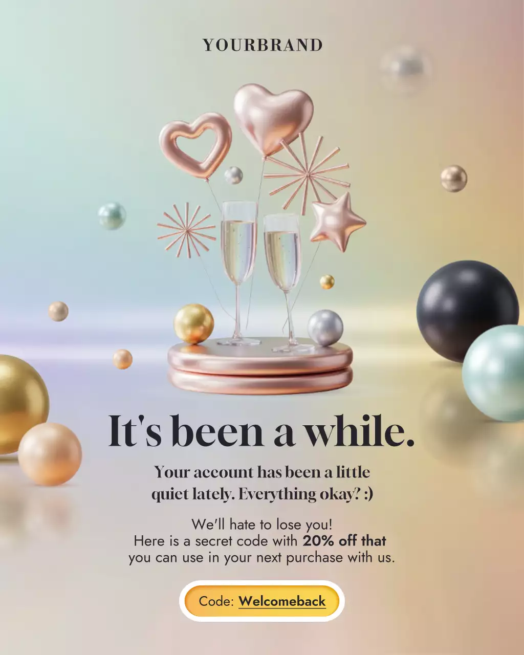 Rainbow Elegant Re-Engagement Promotion