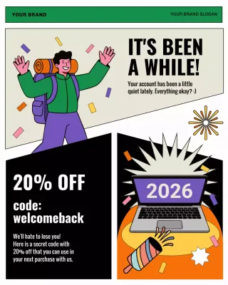 Colorful Modern Discount Promotion